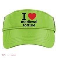 I Love Medieval Torture Adult Drive Performance Visor thumb 0