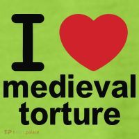 I Love Medieval Torture Adult Drive Performance Visor thumb 2