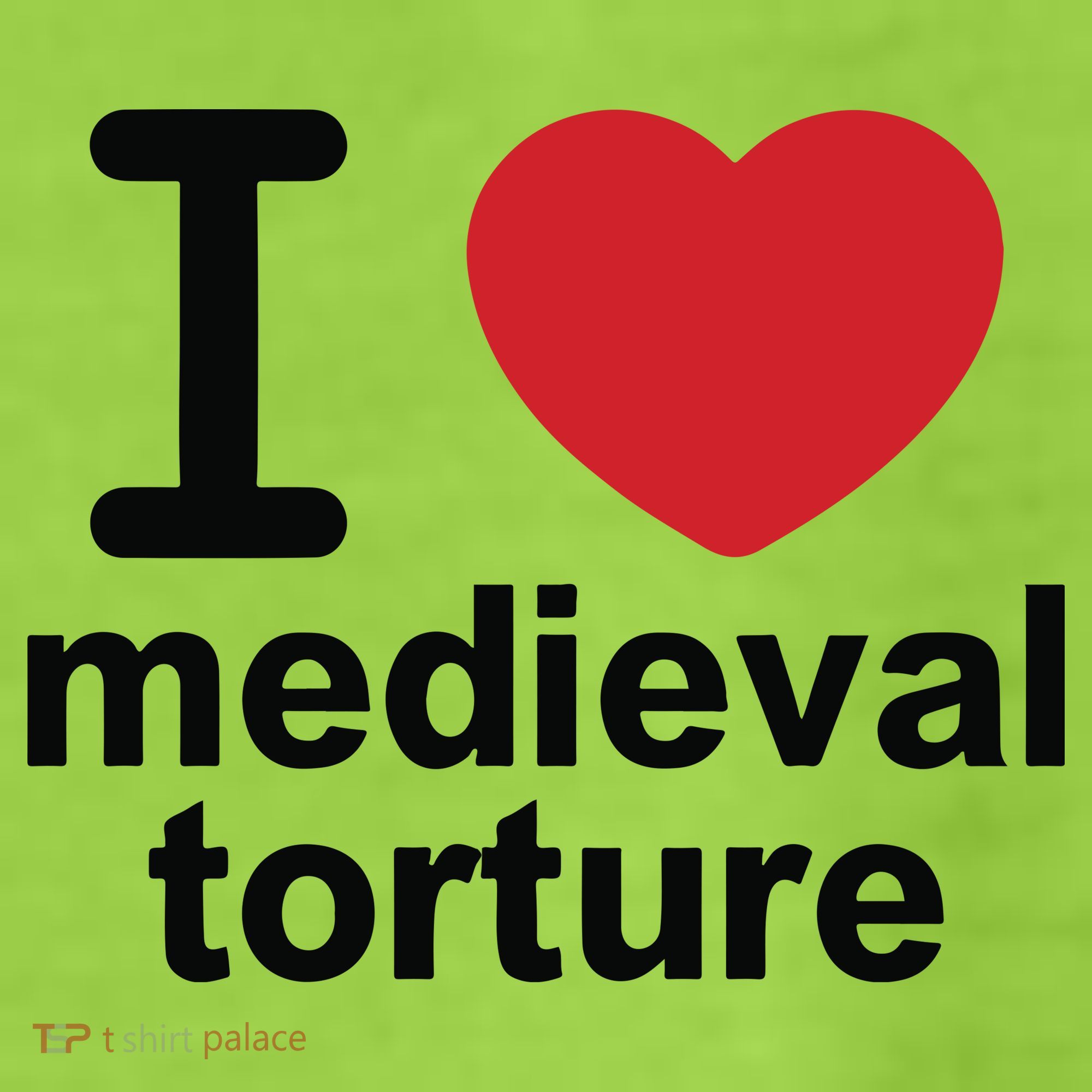I Love Medieval Torture Adult Drive Performance Visor