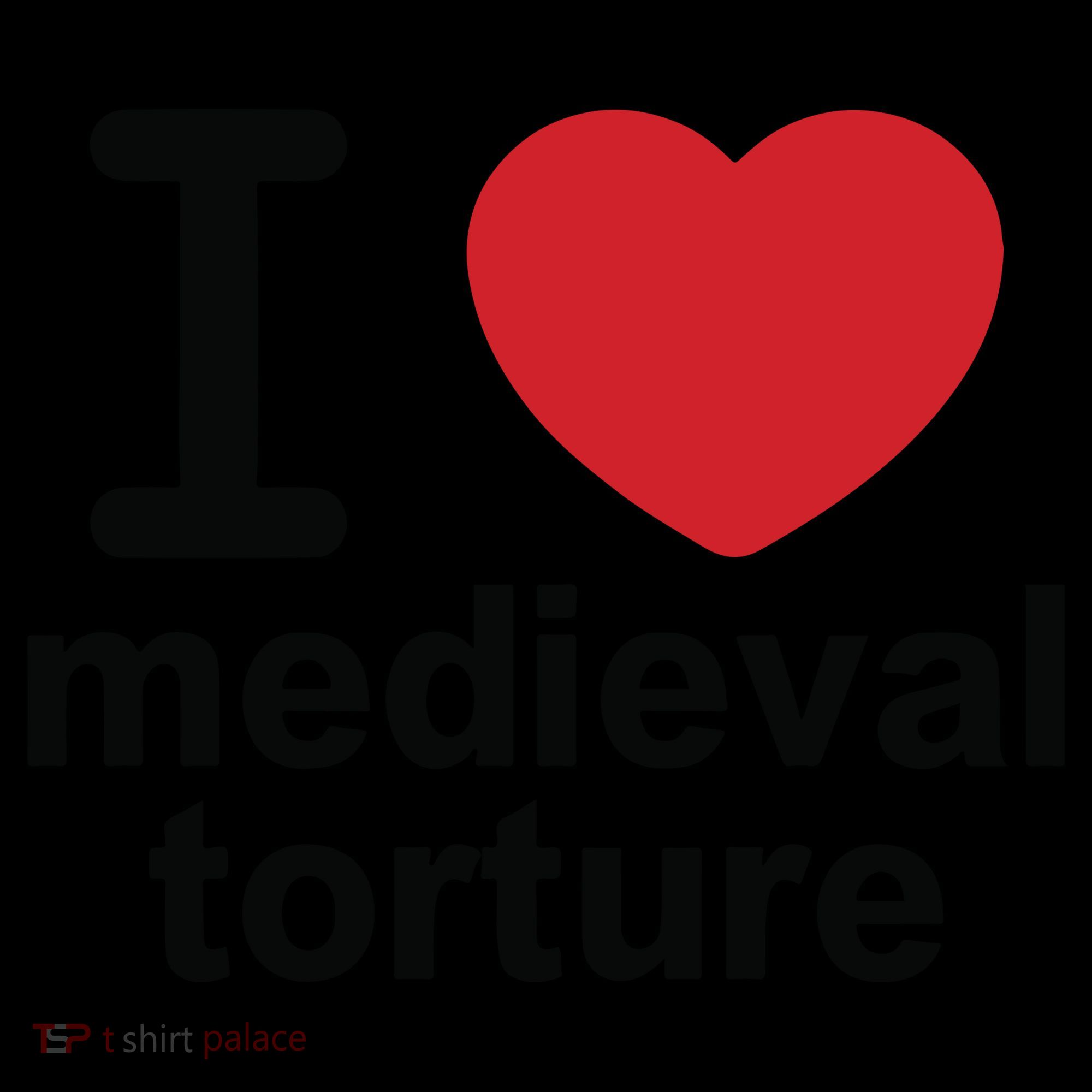 I Love Medieval Torture Kids Colorblock Raglan Jersey
