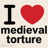 I Love Medieval Torture Garment-Dyed Women's Muscle Tee thumb 6