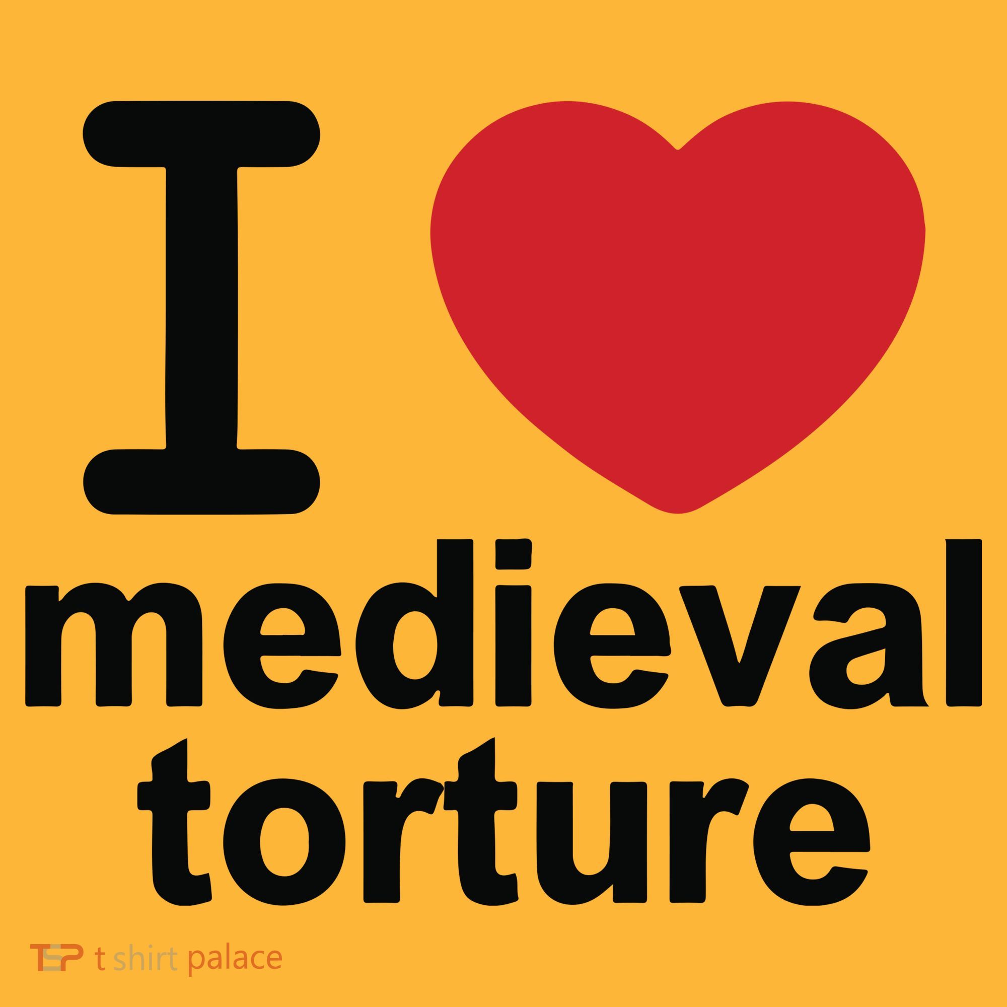 I Love Medieval Torture Pom Pom 12in Knit Beanie