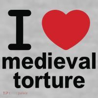 I Love Medieval Torture Ladies PosiCharge Tri-Blend Wicking Tank thumb 2