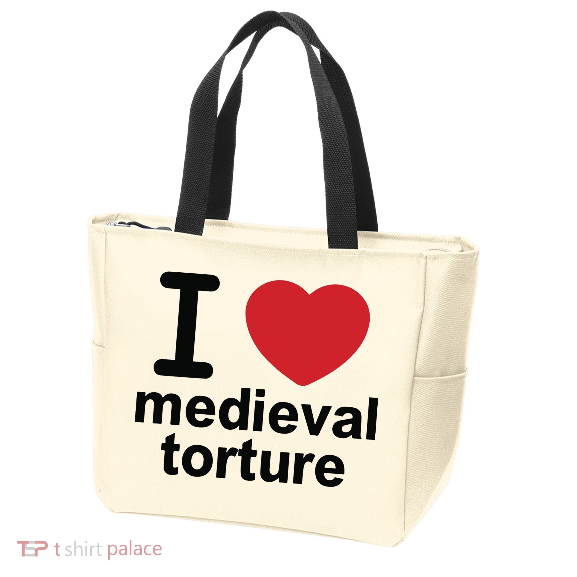 I Love Medieval Torture Tote Bag