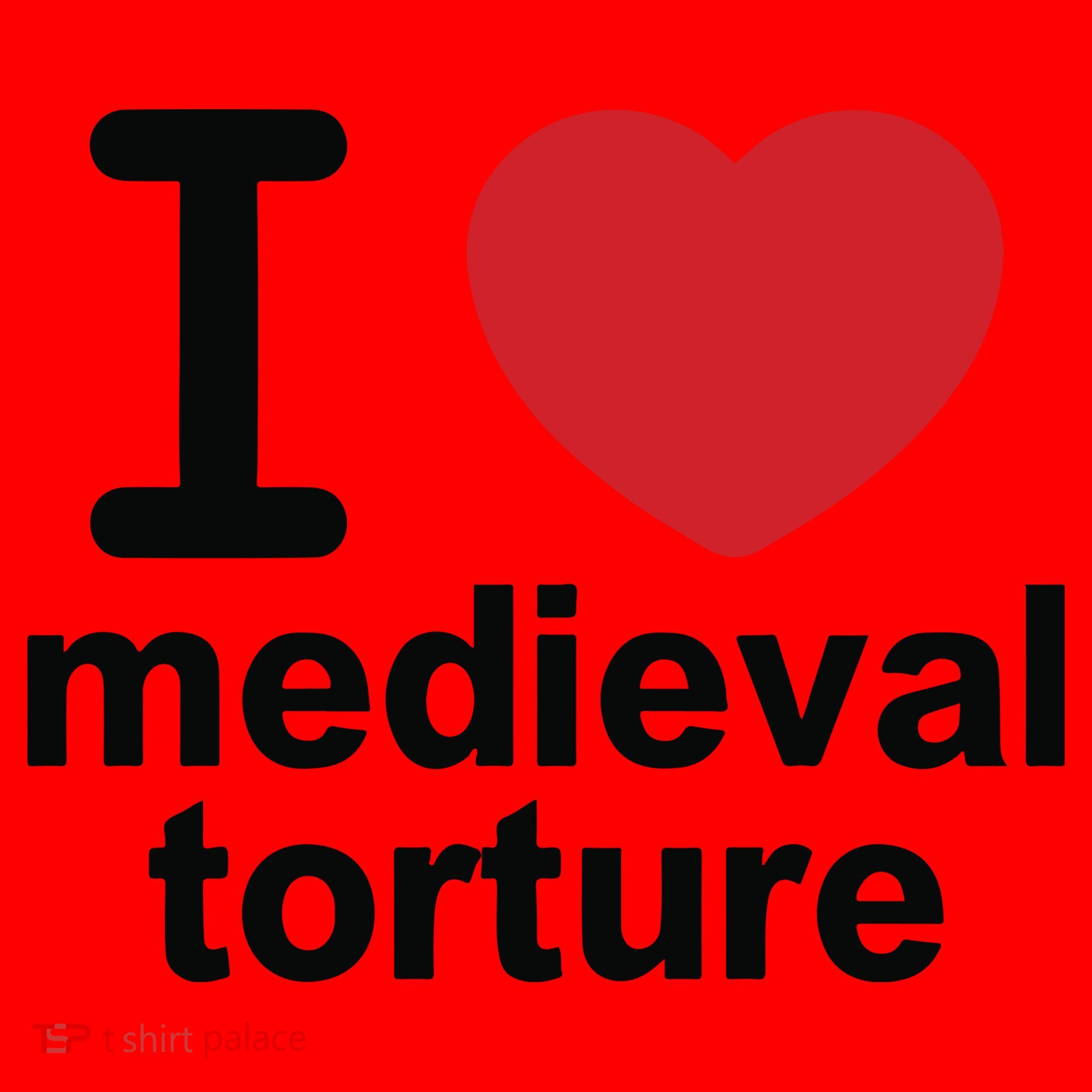 I Love Medieval Torture Santa Hat