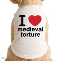 I Love Medieval Torture Doggie Tank thumb 0