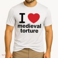 I Love Medieval Torture Cooling Performance Crew T-Shirt thumb 2