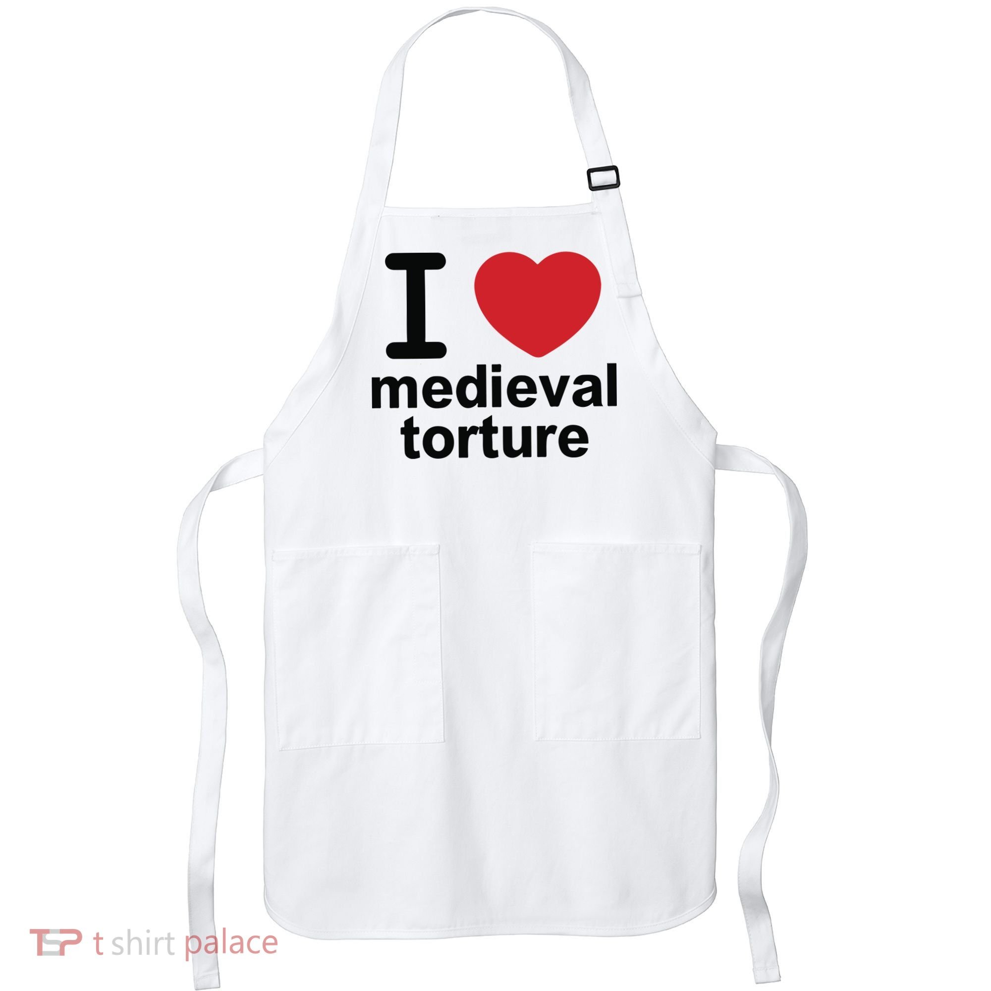 I Love Medieval Torture Apron
