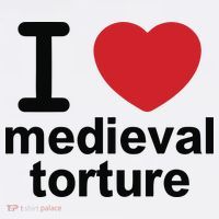 I Love Medieval Torture Tall T-Shirt thumb 4