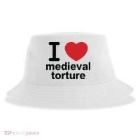 I Love Medieval Torture Sustainable Bucket Hat thumb 0