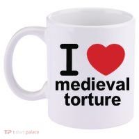 I Love Medieval Torture 11oz C Handle Ceramic Mug thumb 2