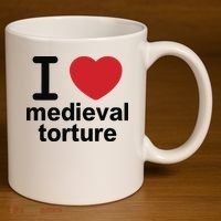 I Love Medieval Torture 11oz C Handle Ceramic Mug thumb 3