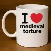 I Love Medieval Torture 11oz C Handle Ceramic Mug thumb 4
