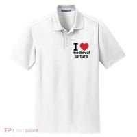 I Love Medieval Torture Dry Zone Grid Polo thumb 0