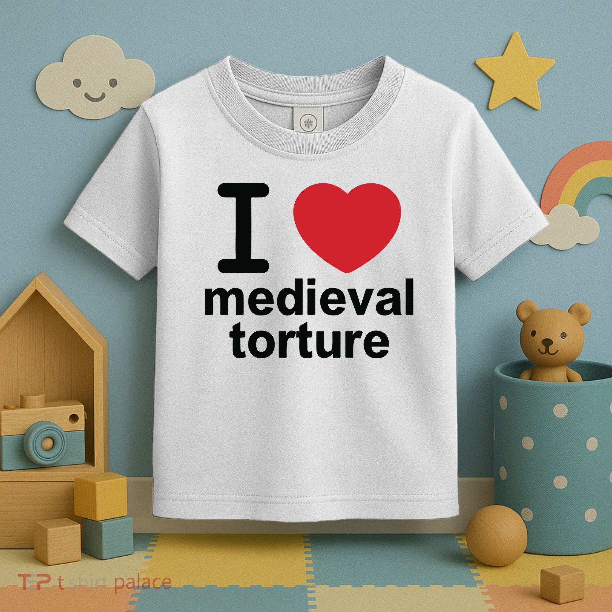 I Love Medieval Torture Toddler T-Shirt