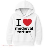 I Love Medieval Torture Kids Hoodie thumb 0
