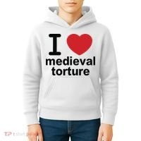 I Love Medieval Torture Kids Hoodie thumb 4