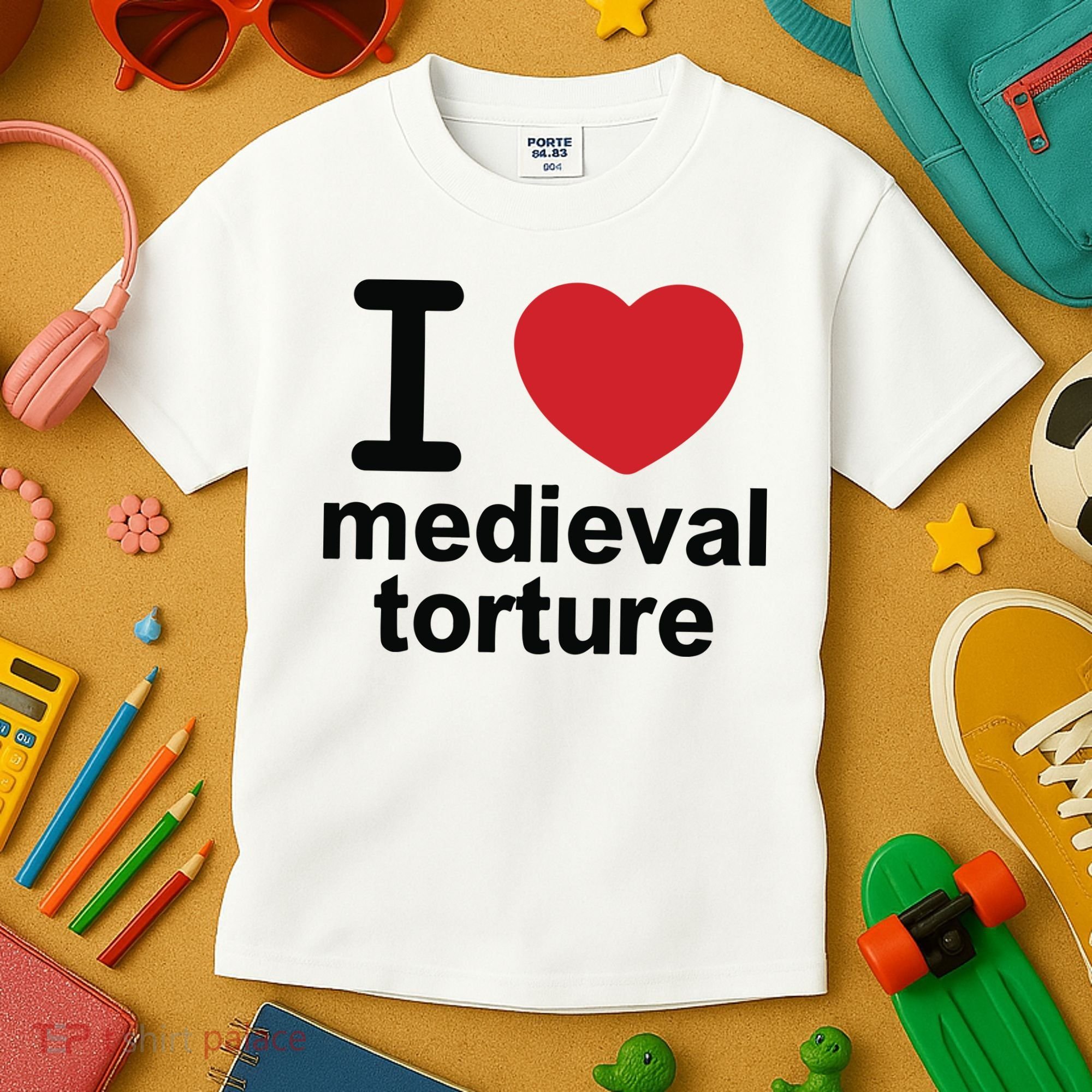 I Love Medieval Torture Kids T-Shirt