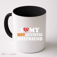 I Love My Hot Autistic Boyfriend Coffee Mug thumb 0