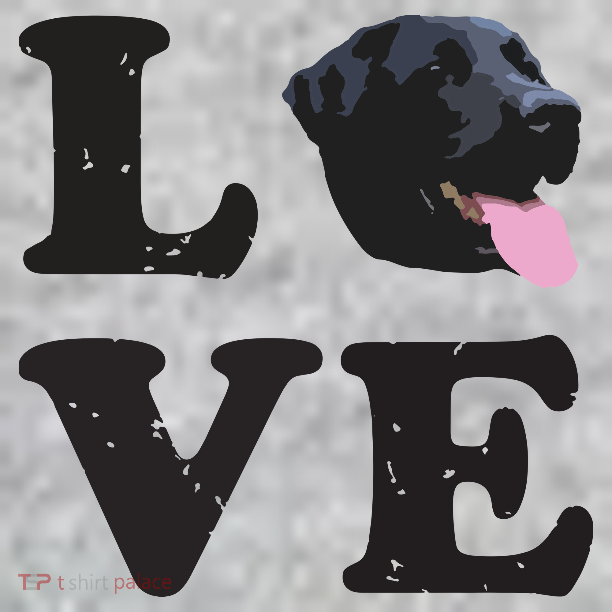 I Love My Black Lab Labrador Retriever Dog Tee The Baniff Cuffed Pom Beanie