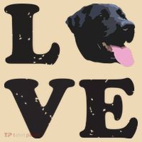 I Love My Black Lab Labrador Retriever Dog Tee Tote Bag thumb 4