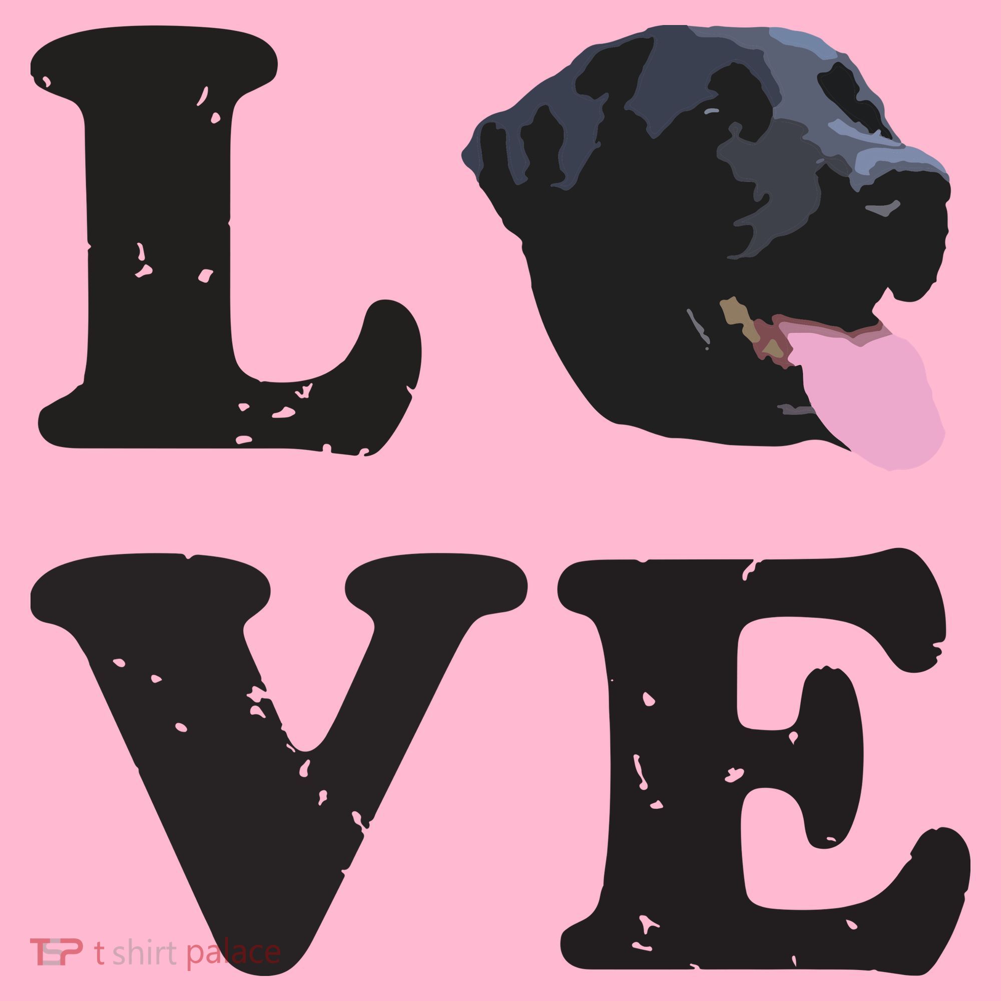 I Love My Black Lab Labrador Retriever Dog Tee Coaster