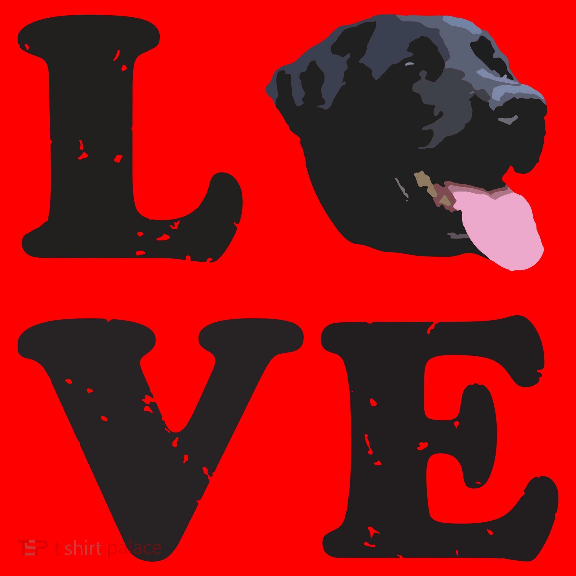 I Love My Black Lab Labrador Retriever Dog Tee Santa Hat