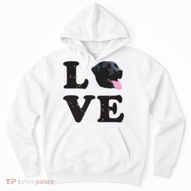 I Love My Black Lab Labrador Retriever Dog Tee Hoodie