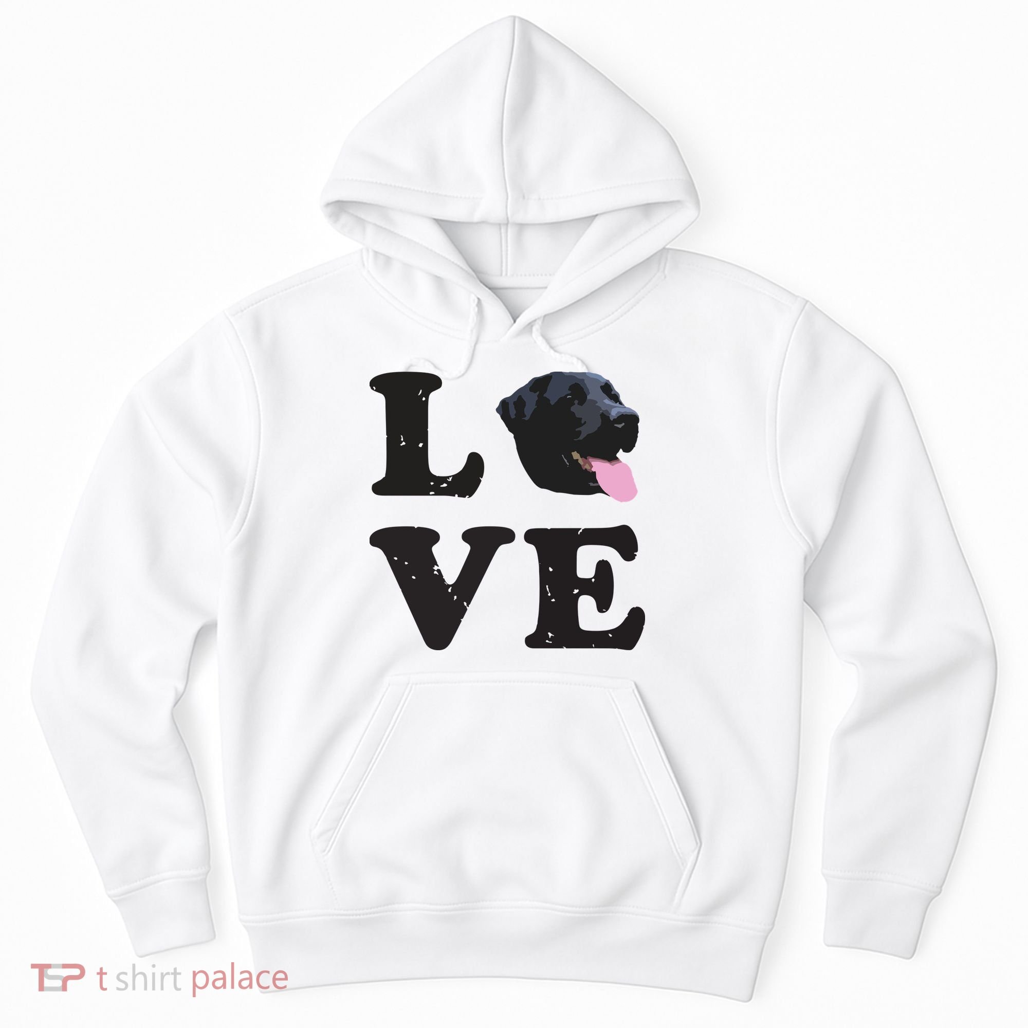 I Love My Black Lab Labrador Retriever Dog Tee Hoodie