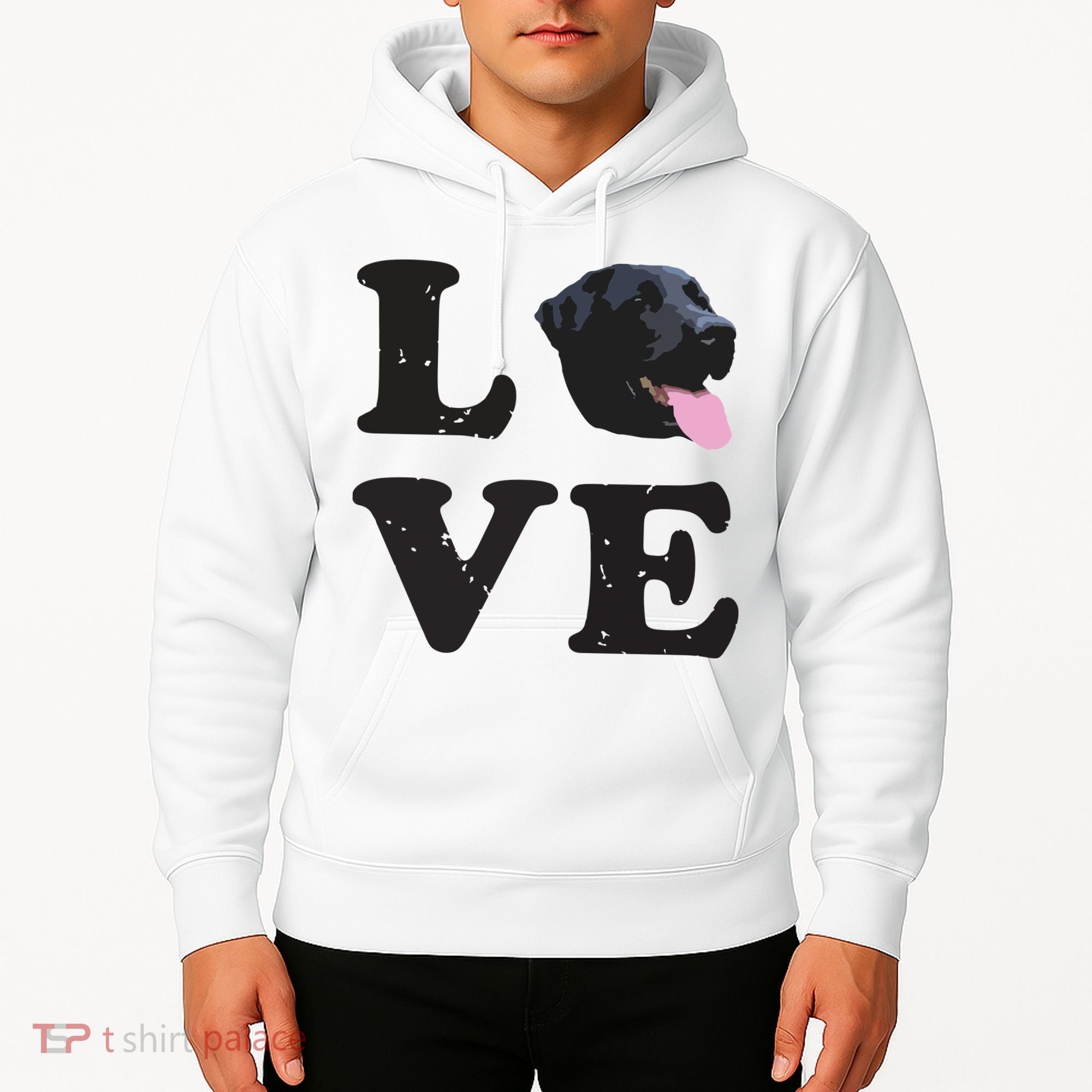 I Love My Black Lab Labrador Retriever Dog Tee Hoodie