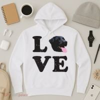 I Love My Black Lab Labrador Retriever Dog Tee Hoodie thumb 3