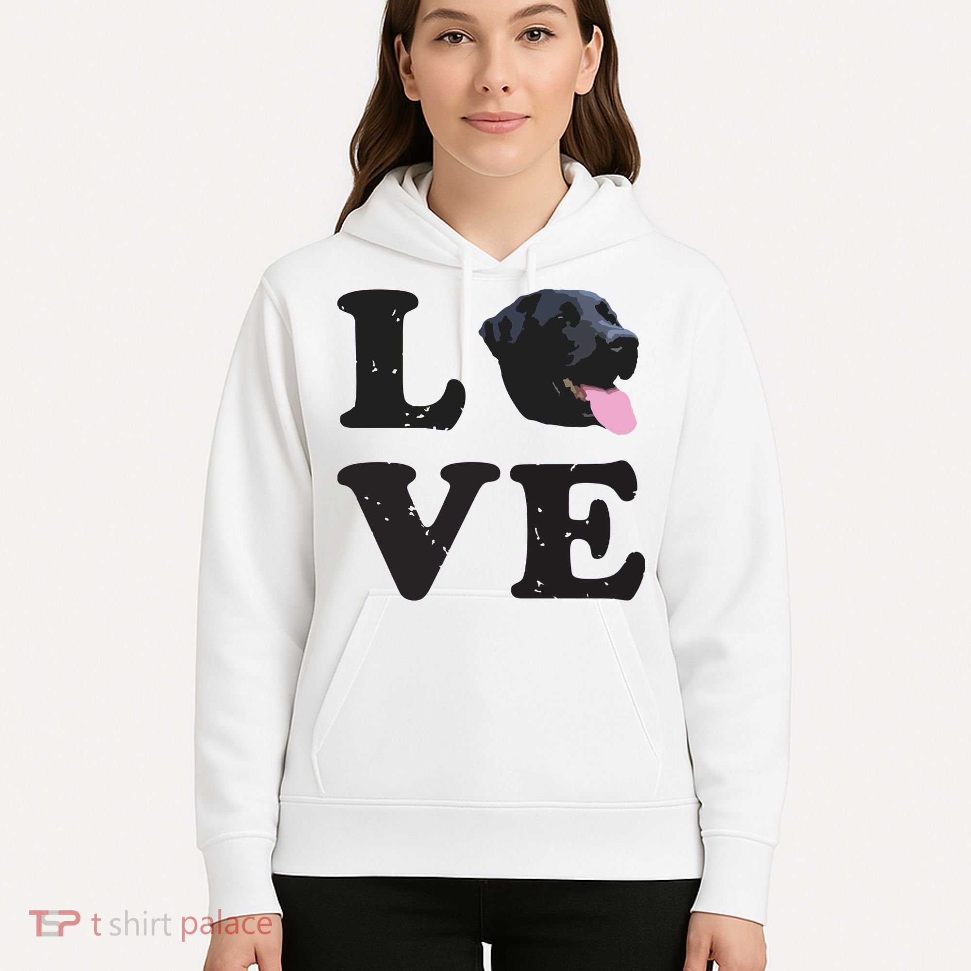 I Love My Black Lab Labrador Retriever Dog Tee Hoodie