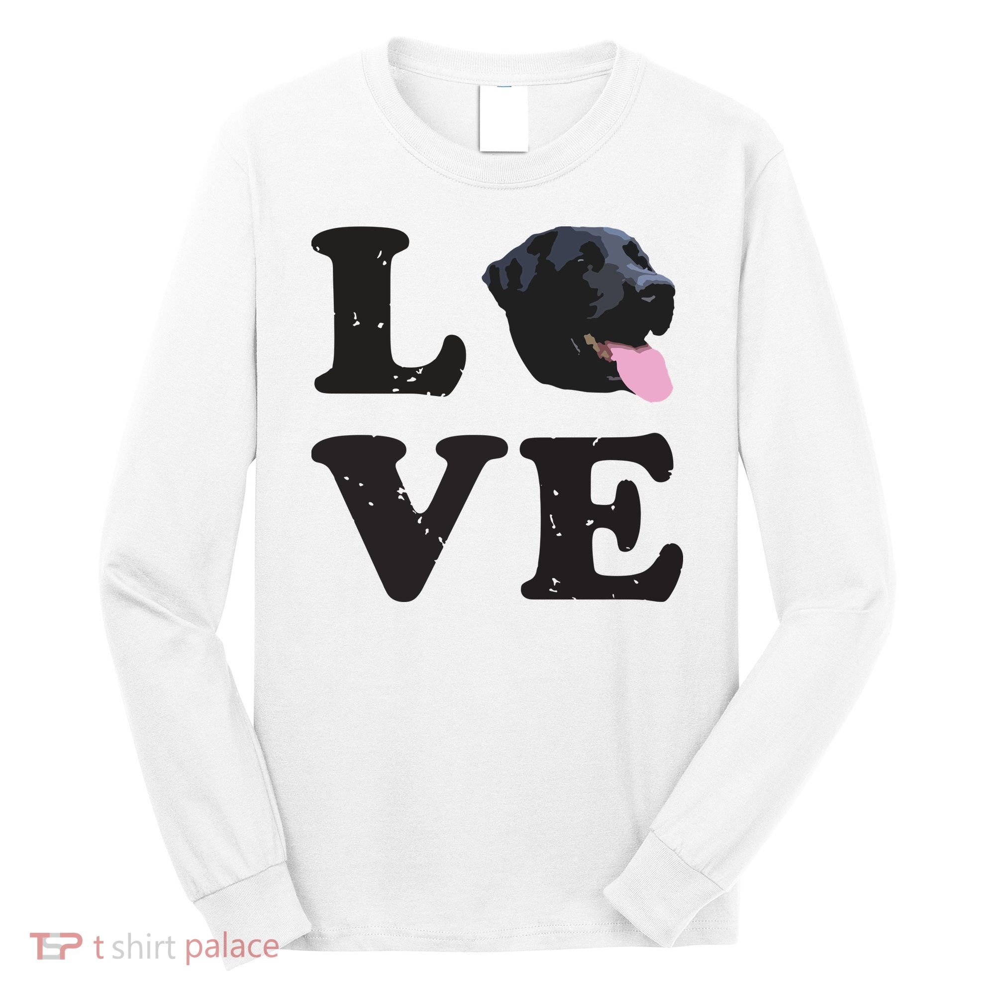 I Love My Black Lab Labrador Retriever Dog Tee Long Sleeve Shirt
