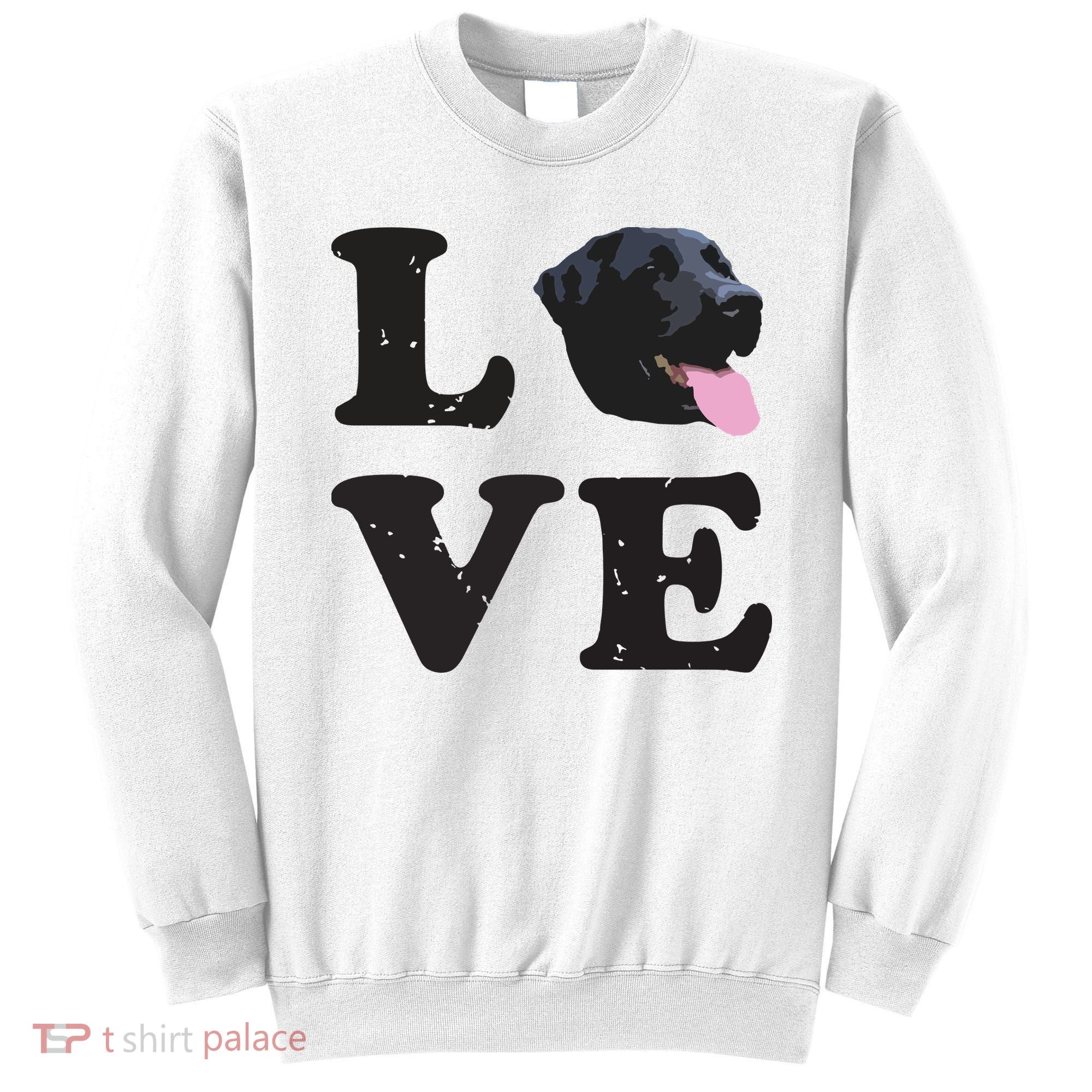 I Love My Black Lab Labrador Retriever Dog Tee Sweatshirt