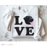 I Love My Black Lab Labrador Retriever Dog Tee Sweatshirt thumb 2