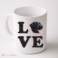 I Love My Black Lab Labrador Retriever Dog Tee Coffee Mug thumb 0