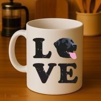 I Love My Black Lab Labrador Retriever Dog Tee Coffee Mug thumb 4