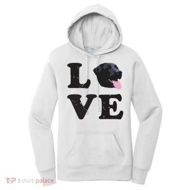 I Love My Black Lab Labrador Retriever Dog Tee Women's Hoodie