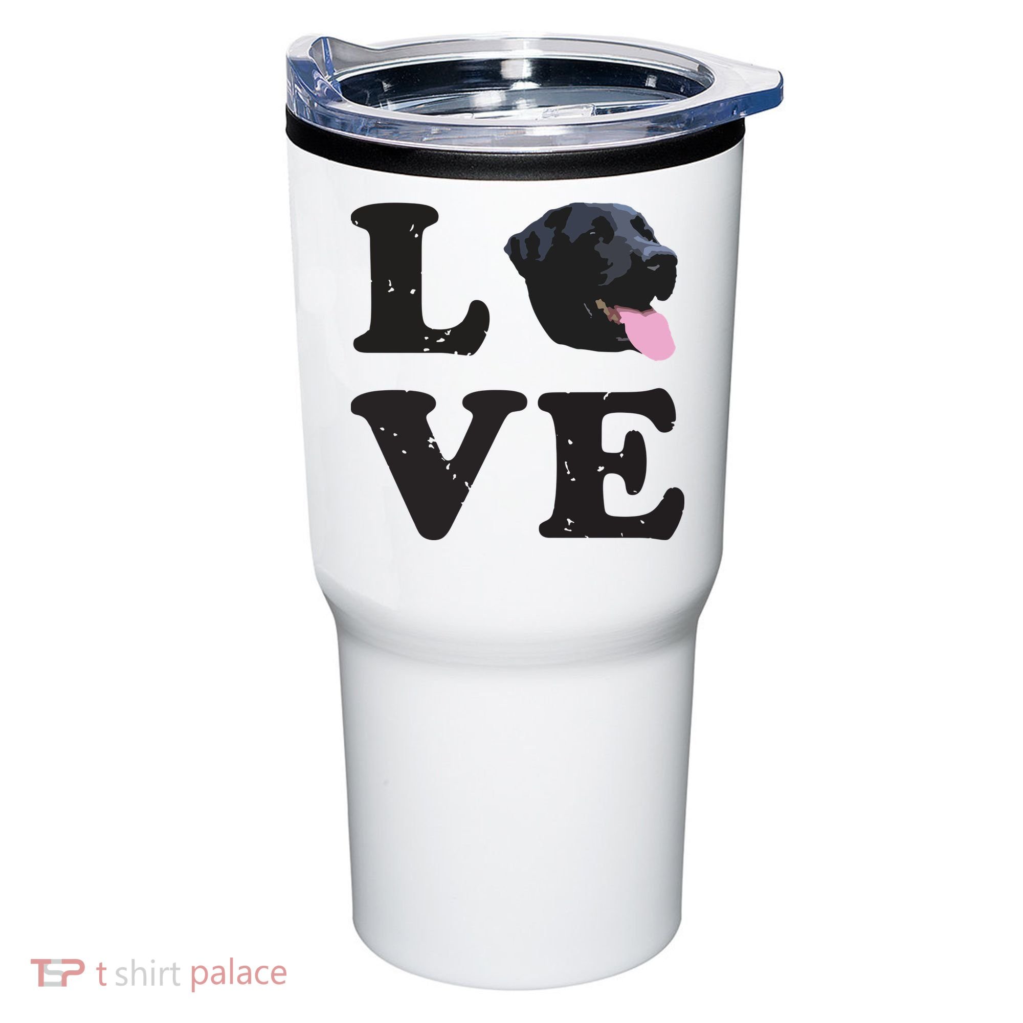 I Love My Black Lab Labrador Retriever Dog Tee Tumbler