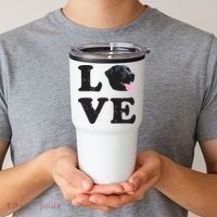 I Love My Black Lab Labrador Retriever Dog Tee Tumbler thumb 2