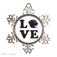 I Love My Black Lab Labrador Retriever Dog Tee Ornament thumb 0