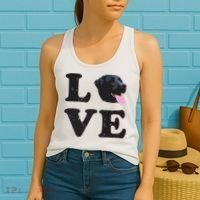 I Love My Black Lab Labrador Retriever Dog Tee Women's Tank Top thumb 2