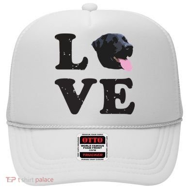 I Love My Black Lab Labrador Retriever Dog Tee Hat