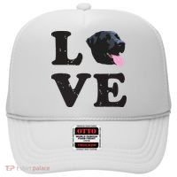 I Love My Black Lab Labrador Retriever Dog Tee Hat thumb 0