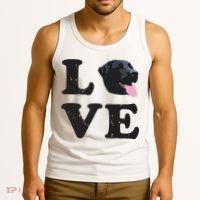 I Love My Black Lab Labrador Retriever Dog Tee Tank Top thumb 3