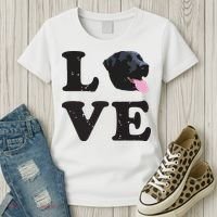 I Love My Black Lab Labrador Retriever Dog Tee Women's T-Shirt thumb 3