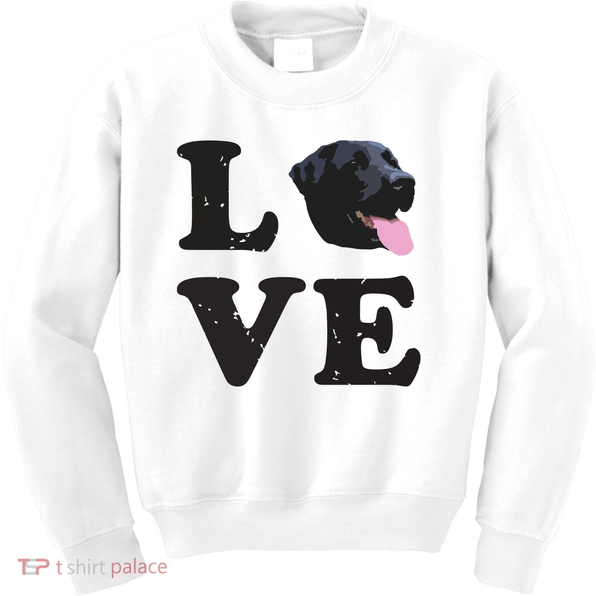 I Love My Black Lab Labrador Retriever Dog Tee Kids Sweatshirt