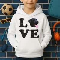 I Love My Black Lab Labrador Retriever Dog Tee Kids Hoodie thumb 2