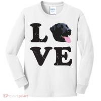 I Love My Black Lab Labrador Retriever Dog Tee Kids Long Sleeve Shirt thumb 0