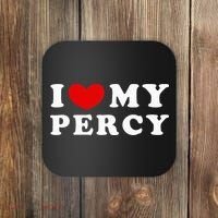I Love My Percy I Heart My Percy Coaster thumb 0